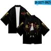 Kimono tipo cárdigan de manga de siete puntos de verano 3D con diseño transfronterizo de Anime Tokyo Manifest Avenger, bata fina, ropa de protección solar