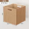 Librero Bajo de Madera Maciza, Gabinete de Almacenamiento en Rejilla para el Hogar de Pie, Gabinete de Exhibición y Almacenamiento para Sala de Estar, Estantería de Combinación Libre para Montar en Pared