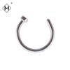 Anel de Nariz Meishier com Cabeça de Bola de Aço Inoxidável Clavo para Osso da Orelha com Cabeça Plana Anel Pequeno em Forma de C Joia para Piercing Corporal Estilo Básico
