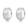 Pendientes Geométricos Cepillados Hechos a Mano, Minimalistas y de Moda, Pendientes Versátiles Exquisitos de Alta Gama de Plata de Ley S925 con Diseño Único