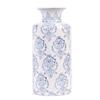 Jarrón de Porcelana Azul y Blanco Sala de Estar Arreglo Floral Cerámica Clásica China Decoración Estilo Americano Jarrón de Porcelana Vintage Sentido Avanzado