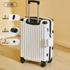 2025 Maleta Nueva para Mujer Maleta de Ruedas Maleta de Viaje Universal para Hombre Celebridad de Internet Aspecto Atractivo Caja con Contraseña Duradera