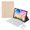 Adecuado para Funda Protectora para Tablet Samsung S10Lite con Teclado Bluetooth Ranura para Lápiz S6Lite Tecla Redonda A9+Fe