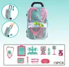 Casa de Juegos Educativa para Educación Infantil Transfronteriza, Set de Juguetes de Herramientas Médicas de Simulación, Caja de Almacenamiento para Juego de Roles, Escucha e Inyección