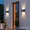 Luminária de parede externa à prova d'água para pátio, varanda de villa, parede externa, lavadora de parede para exterior, varanda, jardim, terraço, corredor de escada, luminária de parede