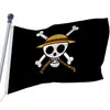 Bandera pirata de calavera y tibias cruzadas de Halloween con cóndor, bisonte, lobo, motivos náuticos poliéster 100D doble cara
