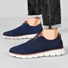 Zapatos Casuales para Hombre de Talla Grande 48 Británica Brock Transfronterizos Tendencia de Moda Superficie Tejida Fly Transpirables Ligeros Mocasines Deportivos