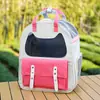 Mochila Transpirable de Lona para Mascotas Mochila Portátil para Gatos de Viaje Mochila Minimalista Multifuncional para Mascotas