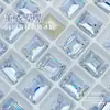 Arte de Uñas Cuadrado Largo 8*10mm Diamante de Cristal K9 Rectangular Ángulo Recto Accesorios Vidrio Brillante Arte de Uñas Joyería de Diamante Venta al por Mayor