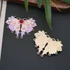 Hanfu Estilo Antiguo Perla Múltiples Colgantes Cola de Fénix Mariposa Clásico Cheongsam Pasador Azul Quemado Accesorios Nuevo Estilo Chino DIY Adorno para el Cabello