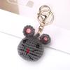 Transfronteiriço Hot Hand-woven Bee Sad Hamster Keychain Pequeno Amarelo Galinha Rato Pingente de Pelúcia Jóias Brinquedo