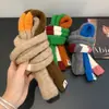 Cachecol de Moda Novo para Outono e Inverno, Cachecol Versátil e de Alta Qualidade, Cachecol Longo Quente de Madeira
