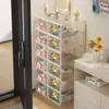 Caja de zapatos transparente a prueba de polvo y engrosada para dormitorios y apartamentos pequeños de alquiler, estante para zapatos que ahorra espacio, zapatero simple