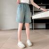 Pantalones Finos de Verano para Niñas 2025 Nuevo Estilo Pantalones de Cinco Puntos Sueltos para Niñas de Secundaria Pantalones de Mezclilla a Media Pierna para Niñas