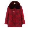 Jaqueta de Algodão Acolchoada de Inverno da Vovó, Forrada com Fleece e Engrossada, Roupa de Algodão para Idosos, Roupas de Inverno da Mãe, Jaqueta de Algodão Acolchoada Feminina para Mulheres
