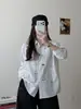 Moda Outono 2026: Cardigan Listrado Xadrez de Gato Bordado Cartoon Artístico Manga Longa Solto Feminino Venda por Atacado