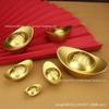 Bronze areia ouro lingote de cobre maciço enfeites recrutar arroz em tesouro pressão cilindro decorações sala de estar abrindo casa aquecendo presentes