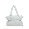 Nova Bolsa Tote Fashion 2026 Outono Nova Bolsa Feminina Simples de Algodão Bolsa de Mão Casual de Grande Capacidade Bolsa de Ombro