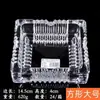 Cenicero de Cristal de Alto Gama con Sensación de Ceniza Volante, Personalidad Comercial Tendencia Atmosférica, Cenicero para Sala de Estar del Hogar, Avanzado
