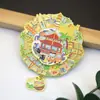 [Serie Hainan] Imán para Refrigerador Sanya Ciudad de Haikou Cultural y Creativo Tendencia Nacional Souvenir de Viaje Adhesivo Magnético de Madera
