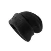 Gorro Grueso de Punto para Mujeres con Cabeza Grande, Holgado y Cálido para Otoño e Invierno, Gorro Slouchy que Hace que la Cara Parezca Más Pequeña, Gorro de Punto con Protección para las Orejas