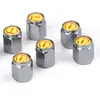 Tapa de Válvula Indicadora de Presión de Neumáticos Tapa de Válvula Tpms Tapa a Prueba de Polvo Estilo Americano Universal Logo de Alarma de Presión de Neumáticos