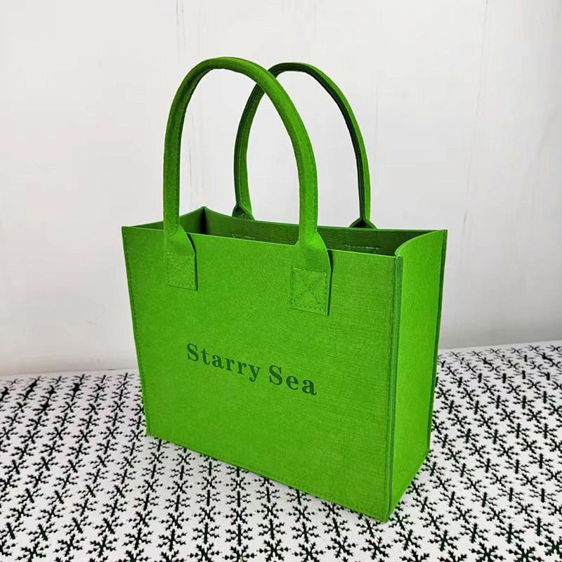 starry sea绿色购物袋