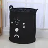 Tecido Impermeável Cesto de Roupas Sujas Dobrável Cesto de Roupas Sujas de Algodão e Linho Saco de Armazenamento