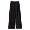 Pantalones de vestir para hombre estilo DK, pantalones rectos modernos de estilo coreano para otoño, pantalones de traje casual formales de alta gama resistentes a las arrugas y con buena caída