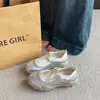 Zapatos Mary Jane Populares Estilo Ballet para Mujer, Nuevos Versátiles Planos de Corte Bajo para Primavera 2026, Zapatos Simples Alemanes de Entrenamiento