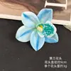 Simulación Nuevo Estilo Película Flores de Orquídea Phalaenopsis Producto Más Vendido Decoración de Mesa de Postres para Pastelería Fabricación de Tocados Étnicos Minoritarios