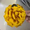 Pinza para el Cabello de Flor Rosa de Tela Estilo Caro Europeo y Americano para Moño Trasero Tipo Tiburón Accesorio para el Cabello de Hada para Foto