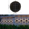 Nova Lâmpada Solar Externa Doméstica à Prova de Chuva Lâmpada de Parede Decoração de Atmosfera para Parede de Pátio Jardim Quintal Varanda