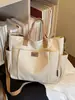 Bolso de lona vintage Shuai Mi Jia para mujer, bolso de hombro para mujer con múltiples bolsillos, adecuado para el trabajo y los desplazamientos, bolsa de almuerzo portátil, bolso cruzado casual