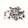 Venta al por mayor de accesorios para el cabello Nuevas cuentas de cristal Cuentas hexagonales con agujero lateral Accesorios para joyería DIY Cuentas sueltas Accesorios para pulseras y aretes
