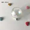 Bolo de Aniversário Bola Espelhada Decorativa Bola Transparente Bola Refletiva Prata Dourada Bola Fosca Colorida Enfeite Mesa de Sobremesa