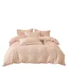 Conjunto de Quatro Peças de Leite Felpudo Espesso de Inverno com Escultura, Plush Dupla Face, Capa de Edredom de Coral Fleece, Roupa de Cama Venda por Atacado, Pode Dropshipping