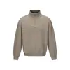 Bei Jie Roupa Masculina 2026 Outono Nova Chegada Suéter de Malha Jacquard Solto Gola Meia-Alta Masculino Tendência Pulôver Malha Top