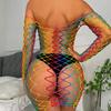 Amazon Caliente Sexy Redes traje Transfronterizo Color Arcoíris Nuevo Perspectiva de Mujer