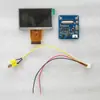 Módulo de tela LCD de 3 polegadas sem gabinete, exibição de sinal analógico CVBS, rotação/ajuste de brilho da tela, embutido