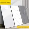 Adesivo de parede imitando azulejo em PVC, placa de plástico-alumínio espessa à prova d'água e de umidade, sala de estar, cozinha, banheiro, placa protetora de parede, decoração e embelezamento