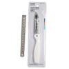 Cuchillo para fruta Jinda rimei embalaje independiente plegable pelador de acero inoxidable cuchillo de cocina portátil