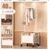 Cabide de Chão para Quarto, Varal de Roupas de Luxo para Interior de Casa, Estante Móvel de Armazenamento para Roupas e Chapéus