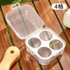 Caja de almacenamiento de huevos para refrigerador, anticaída y a prueba de golpes, conveniente para llevar al aire libre, caja sellada para conservación fresca, bandeja de huevos portátil