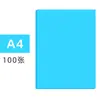 Papel A4 de Colores Papel Colorido 70g Niños Jardín de Infancia Hecho a Mano 70g Papel de Copia de Colores 100 Hojas Papel de Impresión Papel A4