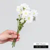 Flores de crisântemo artificiais da série roxa para decoração de salão de banquetes de casamento, flores artificiais para palco de hotel e arranjos de corredor