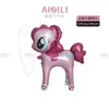 Novo Balão Animal com Rodas para Caminhar Decoração de Festa de Aniversário Infantil Adereços Barraca de Mercado Noturno Brinquedo ao Ar Livre Balão