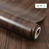 Papel Pintado Adhesivo de PVC con Textura de Madera Autoadhesivo para Armario Muebles Puerta Mesa Renovación Impermeable a Prueba de Humedad Autoadhesivo Engrosado