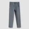 LiquidaciónPantalones Casuales de Traje para Hombre Tencel Lyocell, Ropa Formal de Negocios de Verano, Pantalones Elásticos de Corte Ajustado No Planchar