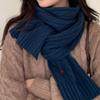Bufanda de Lana Cálida y Espesa Bordada Estilo Ecuestre Retro Estudiante Británico para Hombres y Mujeres, Calentador de Cuello de Invierno de Moda